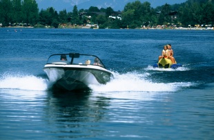 "Banantur" p&aring; s&oslash;en ved Zell am See
