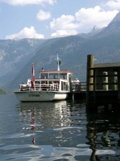 B&aring;dsejlads over Hallst&auml;tter See