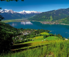 Omr&aring;det omkring Zell am See er utroligt smukt
