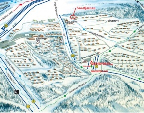 Placering med SKI IN - SKI OUT