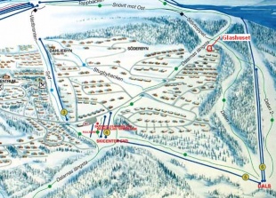 Placering med SKI IN - SKI OUT