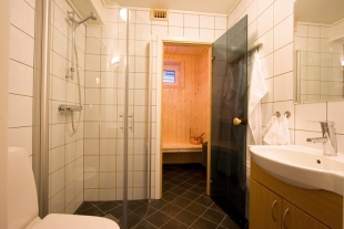 Badev&aelig;relse med sauna i Pistbyn