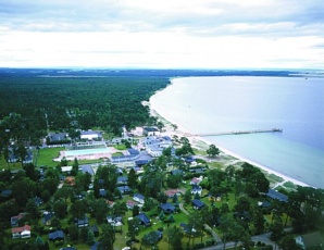 &Aring;hus Strand ved Han&ouml;bugten