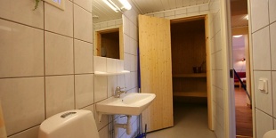 Wc/douche og sauna