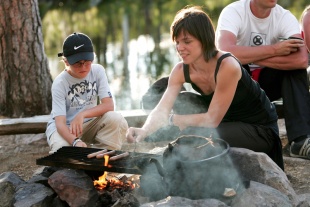 Grill med hele familien
