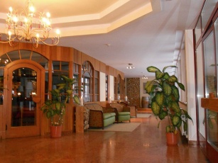 Receptionsomr&aring;de p&aring; Vitalhotel Gosau