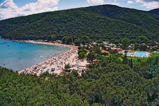 Familieferie ved Rabac i Kroatien