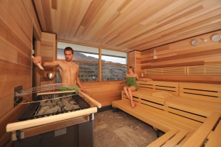 Flere sauna muligheder p&aring; Edelweiss