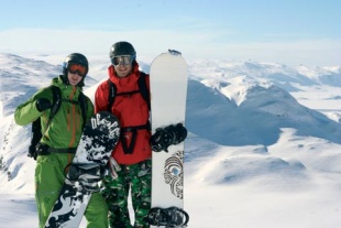 Dejligt skiomr&aring;de i Hemsedal