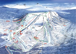 Pistkort Idre Fj&auml;ll