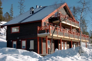 Fj&auml;llugglan 1 & 2 beliggende i D&auml;hliebyn, Idre Fj&auml;ll