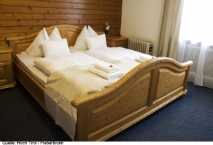 Eksempel p&aring; dobbeltv&aelig;relse p&aring; Hotel Hoch Tirol
