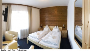 Eksempel 2 p&aring; dobbeltv&aelig;relse p&aring; Hotel Hoch Tirol