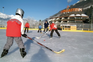 Sk&oslash;jtebane ved Hotel Sonngastein