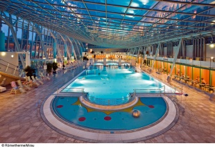 Det moderne romerske "Thermal Spa" i Baden