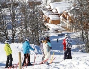 Blik mod Chalet Wagrain fra pisten