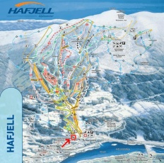 Placering af Hafjell Alpinlandsby