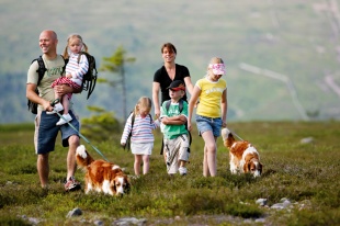 Familiehygge p&aring; fjeldet