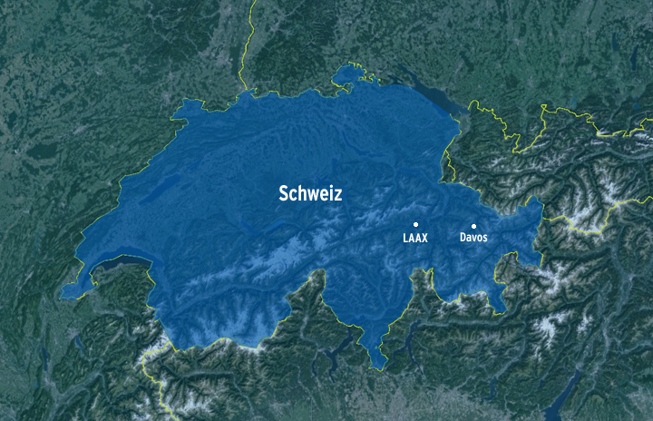 Skisportsteder Schweiz
