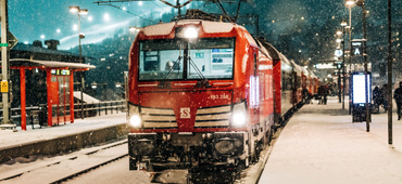 Tog til &Aring;re til skiferie i Sverige