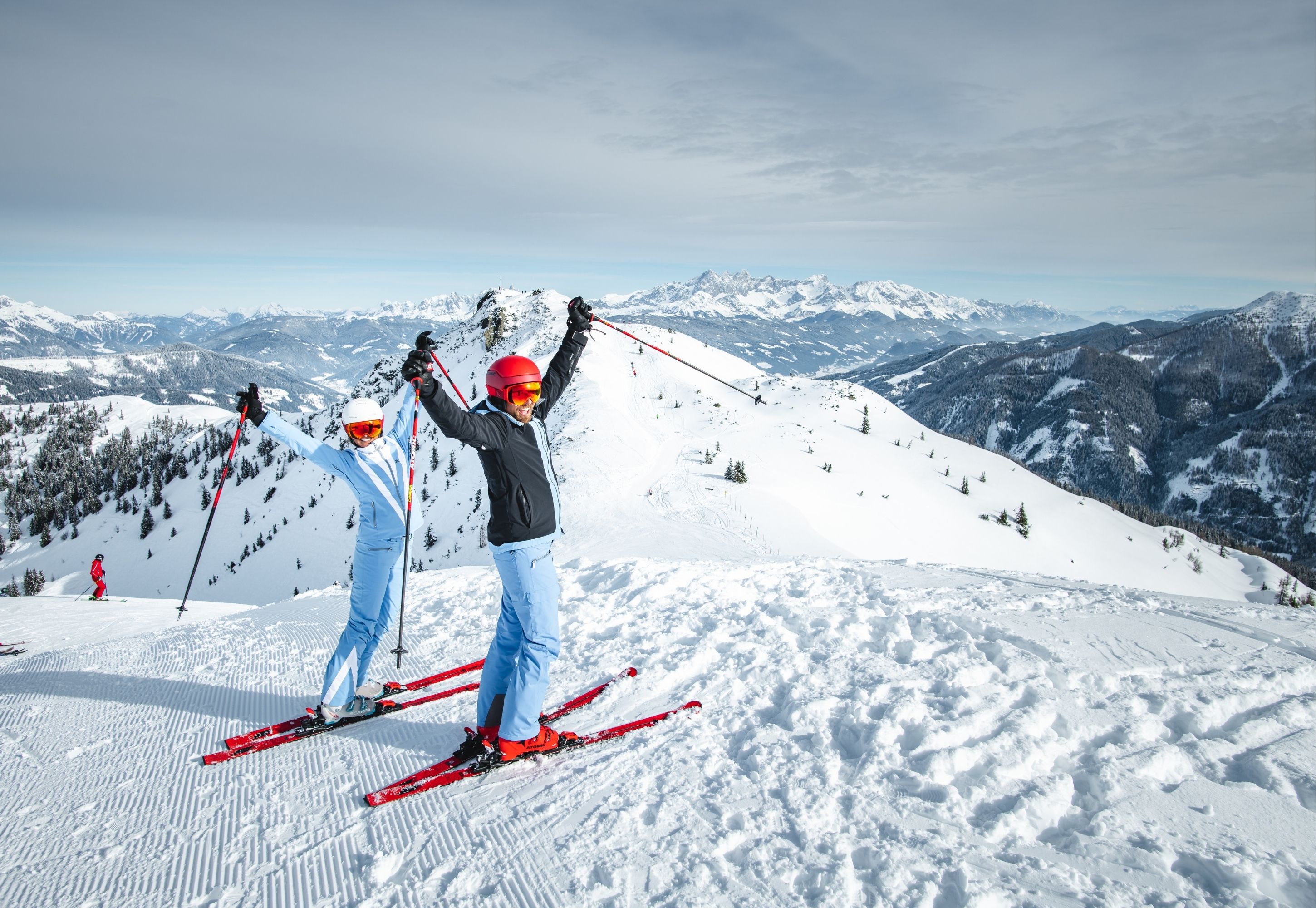 Oplev det popul&aelig;re Snow Space Salzburg i Ski Amad&eacute; - skiferie for alle