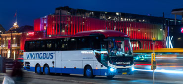 Bustransport til skfierie i Sverige
