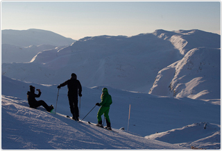 Pause på bakken - Hemsedal - Skiferie i Norge